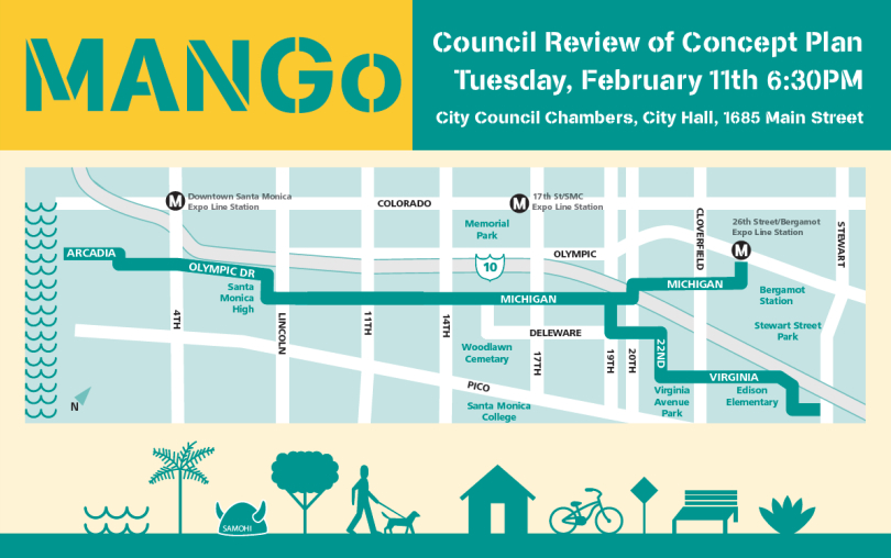 MANGo to City Council February 11th Santa Monica Spoke